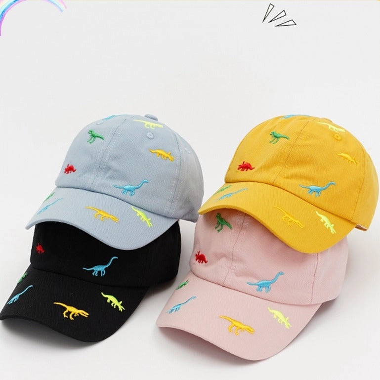 Wholesale Baby Cute Embroidered Dinosaur Baseball Cap Kids Hat