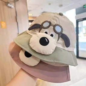 Wholesale Baby Cute Puppy Sunshade Bucket Hat