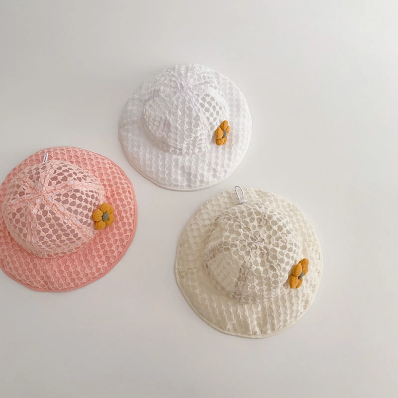 Wholesale Baby Thin Large Brim Sun Protection Breathable Fisherman Hat