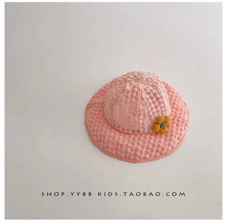 Wholesale Baby Thin Large Brim Sun Protection Breathable Fisherman Hat