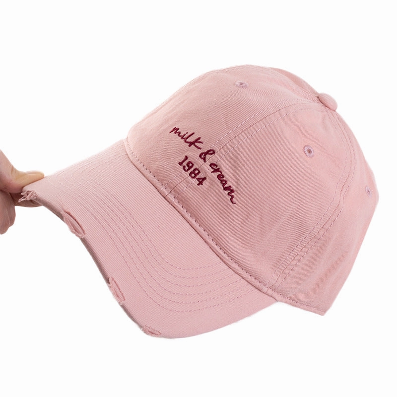 Wholesale Baseball Cap Simple Face Shown Small Wide-brimmed Soft-top Hat