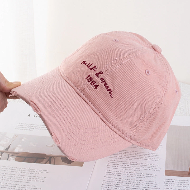 Wholesale Baseball Cap Simple Face Shown Small Wide-brimmed Soft-top Hat