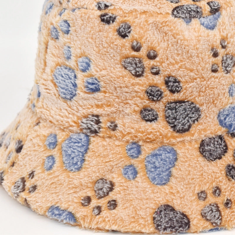 Wholesale Bear Paw Plush Bucket Hat