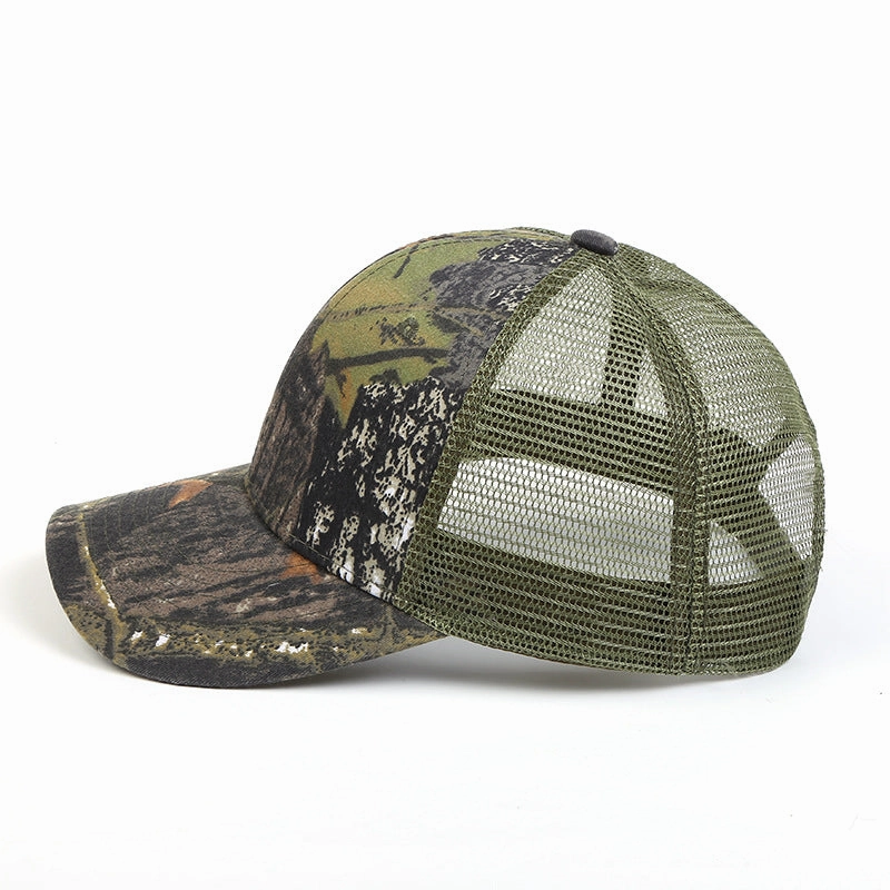 Wholesale Bionic camouflage cap outdoor camouflage hidden cap