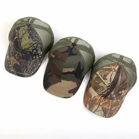 Wholesale Bionic camouflage cap outdoor camouflage hidden cap