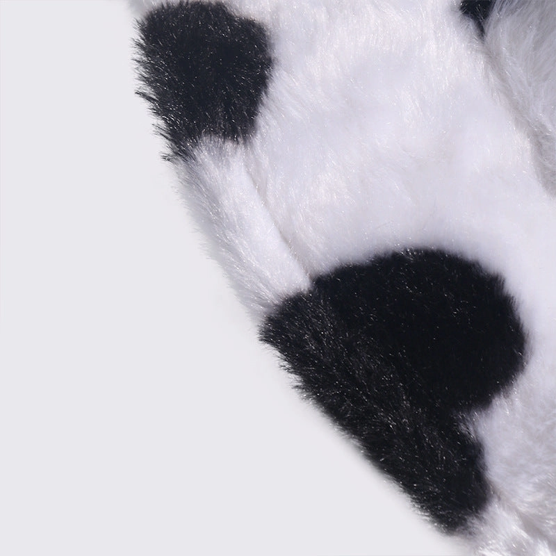 Wholesale Black and White Cow Pattern Bucket Hat