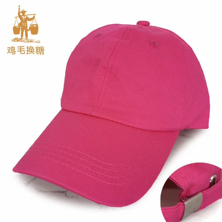 Wholesale Blank Light Plate Simple Cotton Soft Top Adjustable Baseball Cap