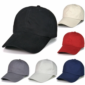 Wholesale Blank Light Plate Simple Cotton Soft Top Adjustable Baseball Cap