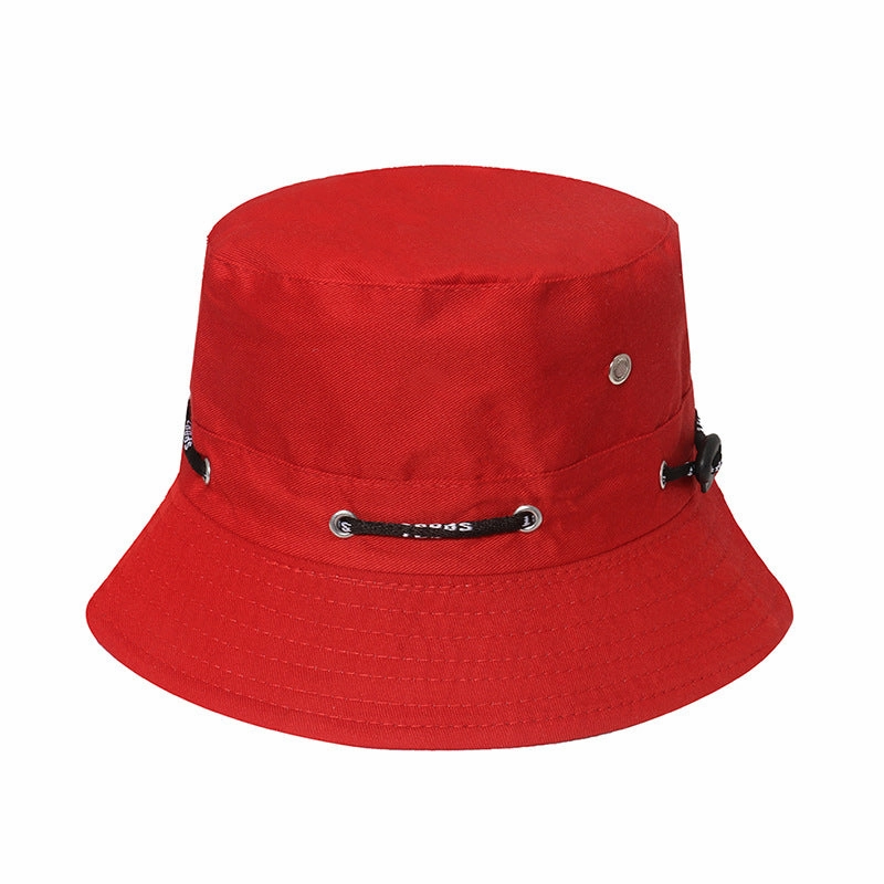 Wholesale Camouflage Drawstring Outdoor Mountaineering Travel Sunshade Polyester Fisherman Hat
