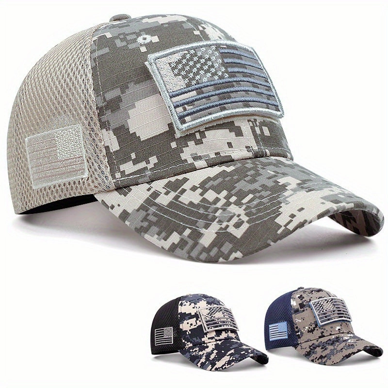 Wholesale Camouflage Half Mesh Baseball Cap