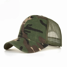 Wholesale Camouflage Mesh Breathable Sunshade Outdoor Baseball Cap