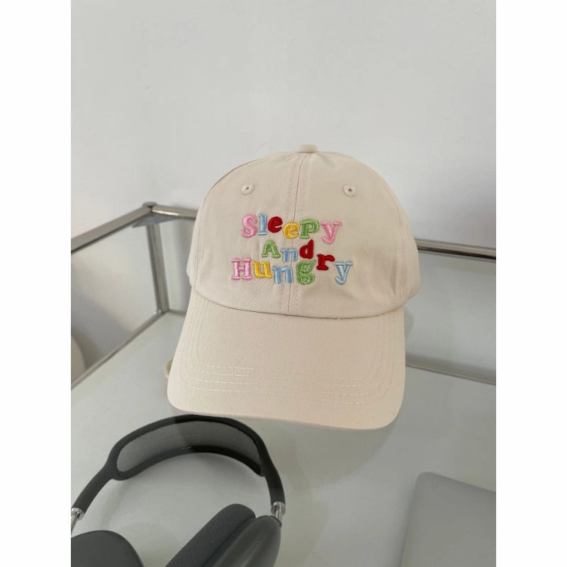 Wholesale Candy Color Soft Top Sun Visor Letter Embroidered Baseball Cap