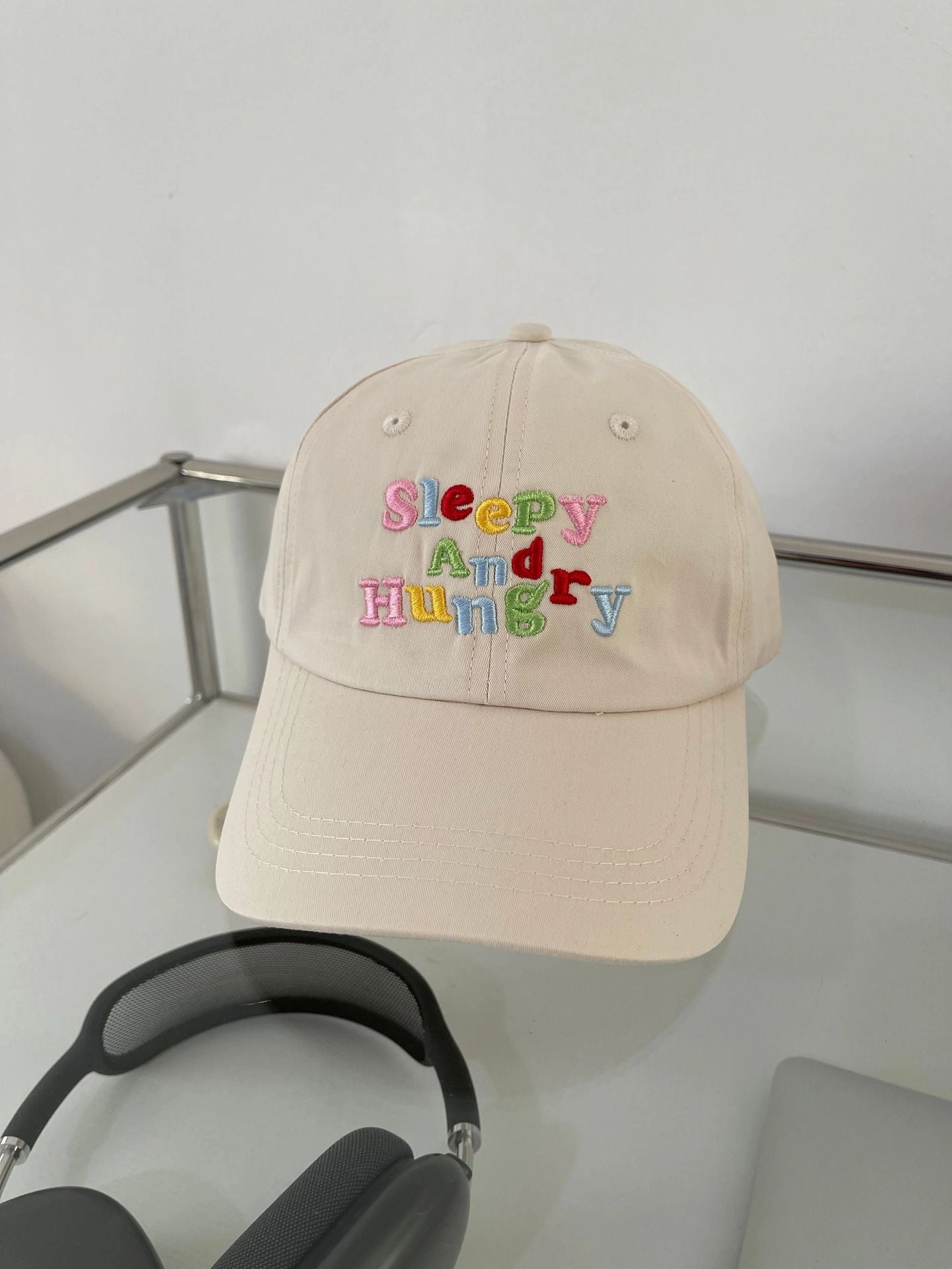 Wholesale Candy Color Soft Top Sun Visor Letter Embroidered Baseball Cap