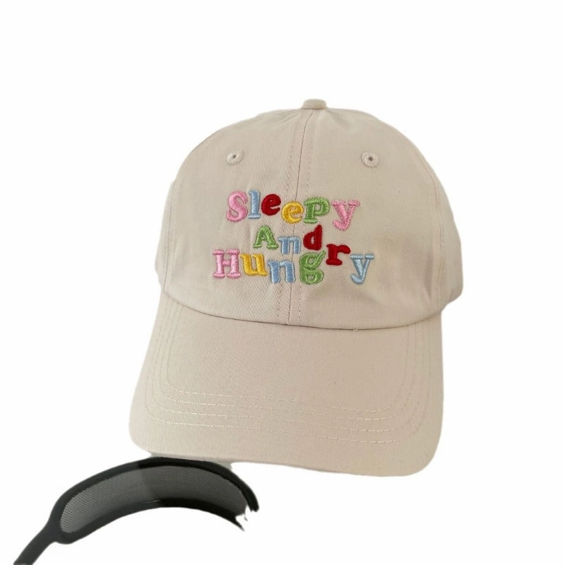 Wholesale Candy Color Soft Top Sun Visor Letter Embroidered Baseball Cap