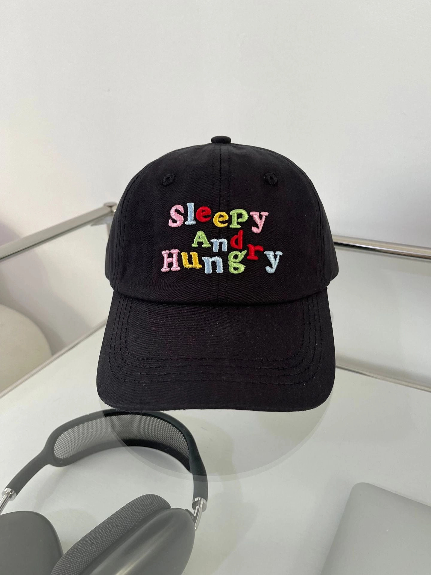 Wholesale Candy Color Soft Top Sun Visor Letter Embroidered Baseball Cap