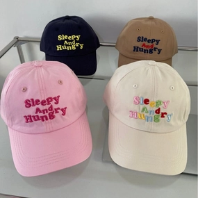 Wholesale Candy Color Soft Top Sun Visor Letter Embroidered Baseball Cap