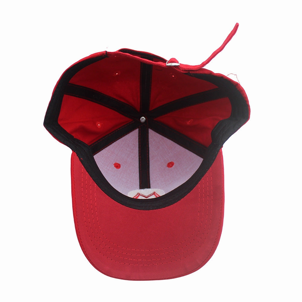 Wholesale cartoon embroidered baseball cap anime sun protection peaked cap for men and women