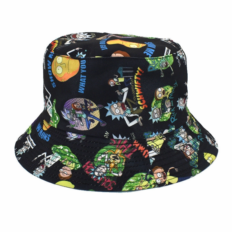 Wholesale Cartoon Football Print Outdoor Leisure Bucket Hat