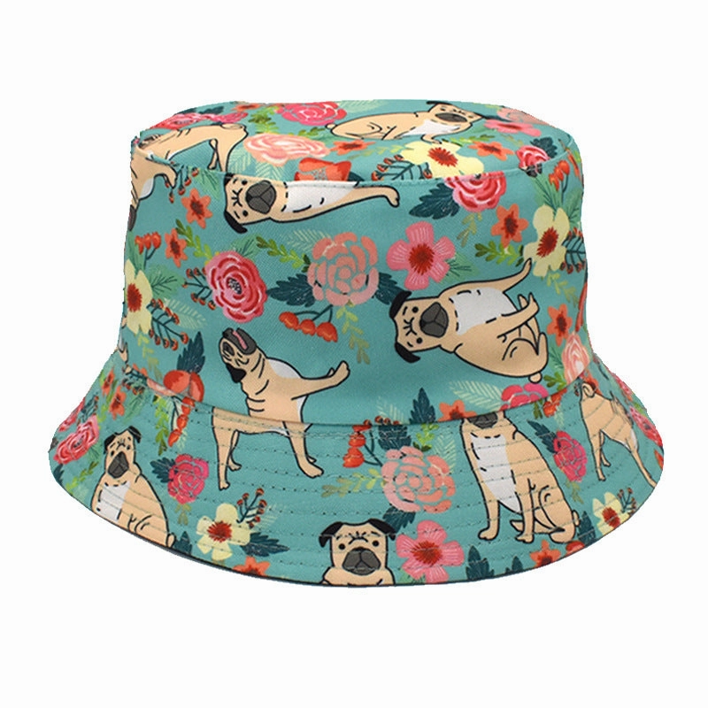 Wholesale Cartoon Football Print Outdoor Leisure Bucket Hat