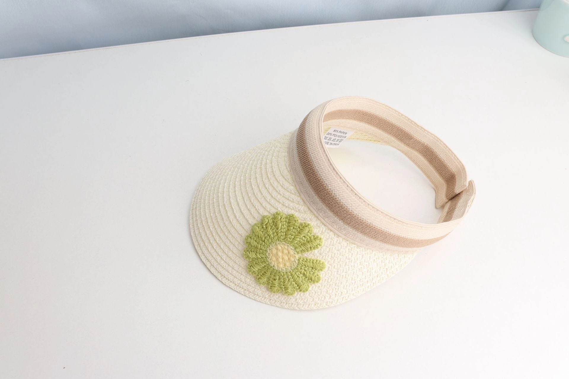 Wholesale Cartoon Fruit Hairpin Straw Braided Children's Empty Hat