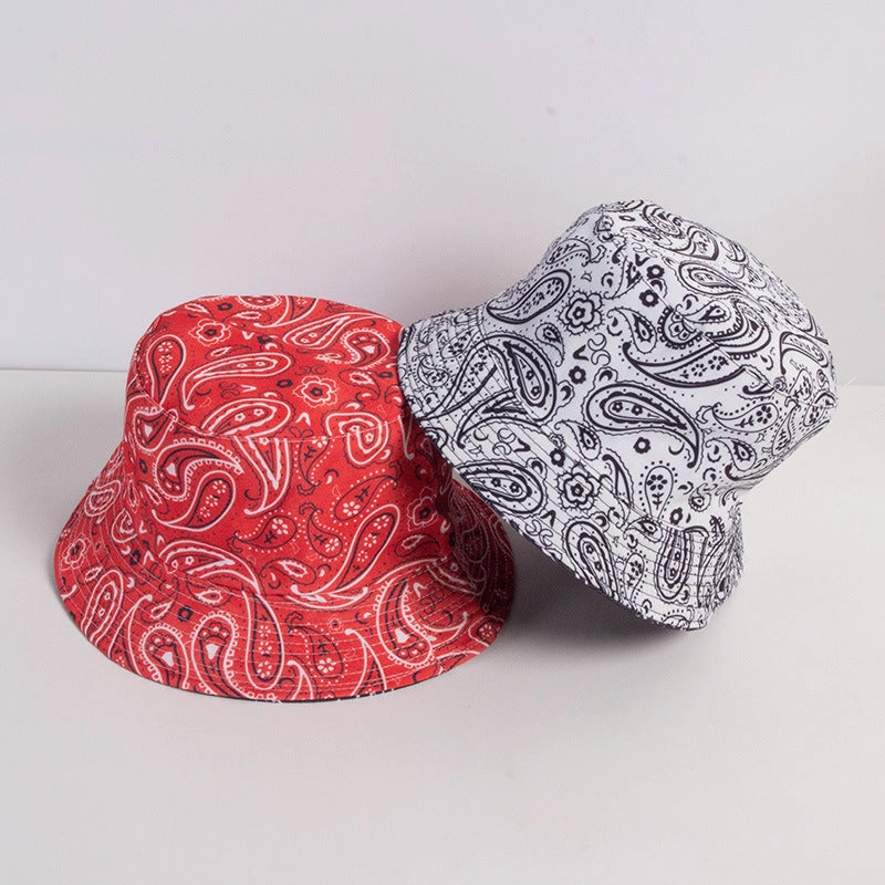 Wholesale Cashew Flower Polyester Bucket Hat