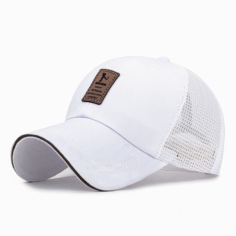 Wholesale Casual Breathable Sun Visor Half Mesh Baseball Cap