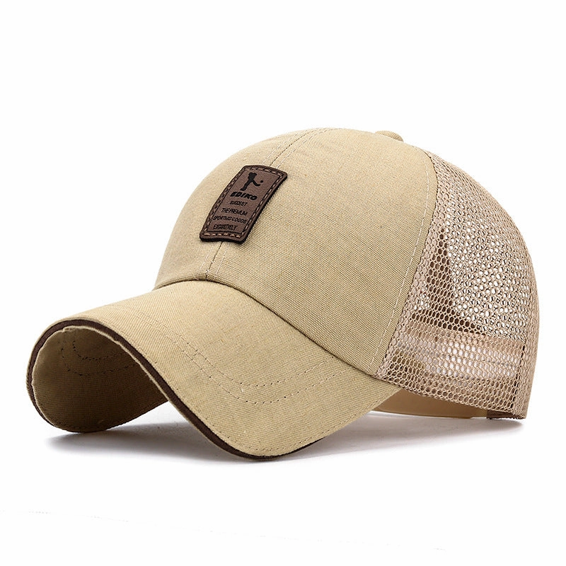 Wholesale Casual Breathable Sun Visor Half Mesh Baseball Cap