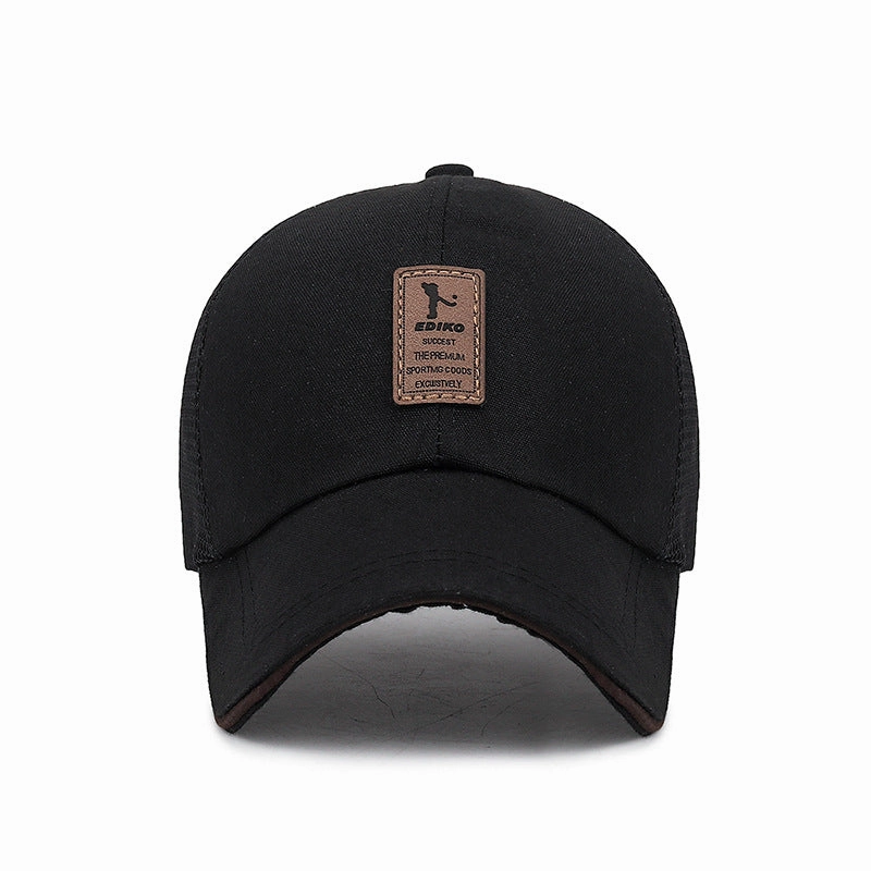 Wholesale Casual Breathable Sun Visor Half Mesh Baseball Cap
