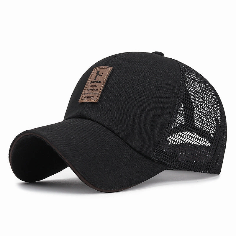 Wholesale Casual Breathable Sun Visor Half Mesh Baseball Cap