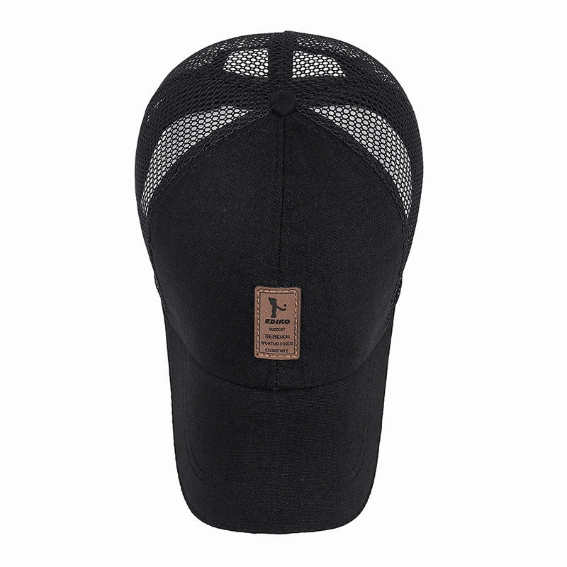 Wholesale Casual Breathable Sun Visor Half Mesh Baseball Cap