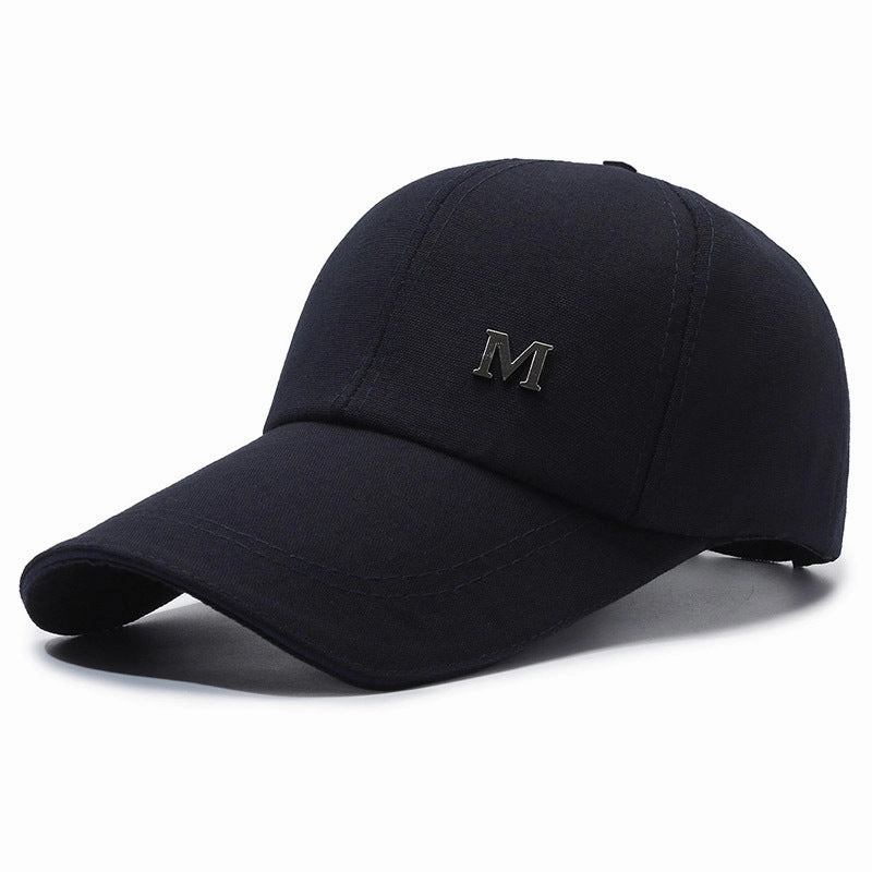 Wholesale casual sun protection canvas extended brim hard top baseball cap