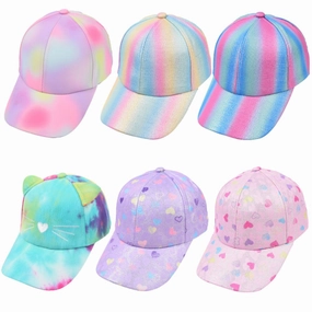 Wholesale Children's Cartoon Cute Tie-dye Outdoor Baseball Cap