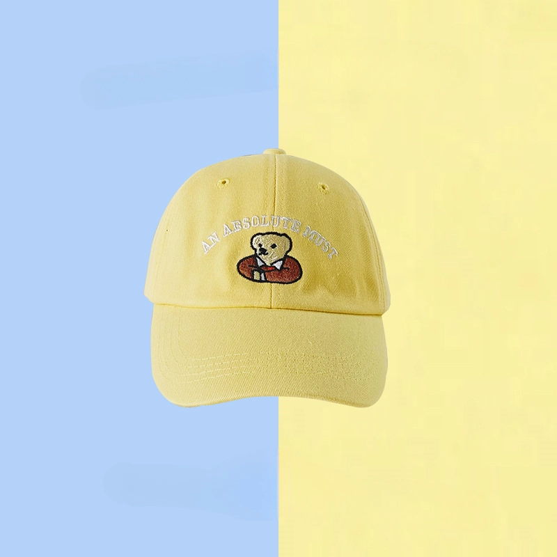 Wholesale Children's Cotton Large Brim Breathable Sun Protection Caps