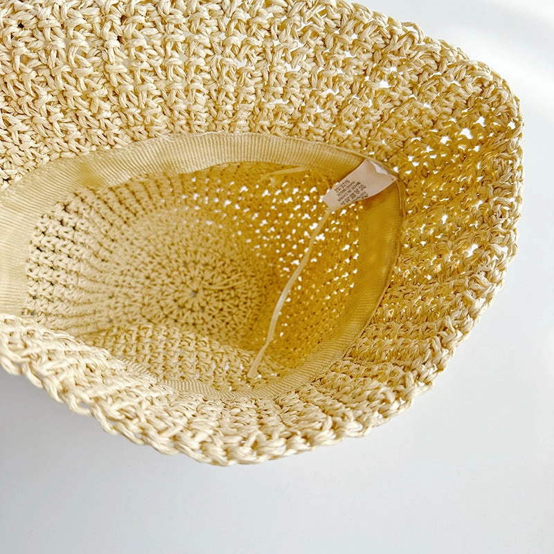 Wholesale Children's Empty Straw Hat with Bow