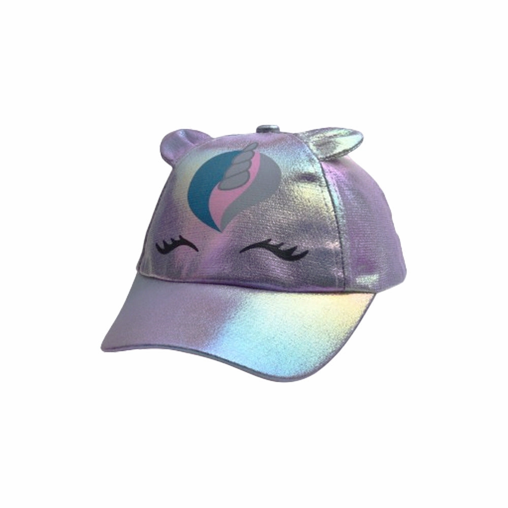 Wholesale children's hat cartoon colorful baseball hat unicorn sun hat baby girl little dinosaur peaked cap