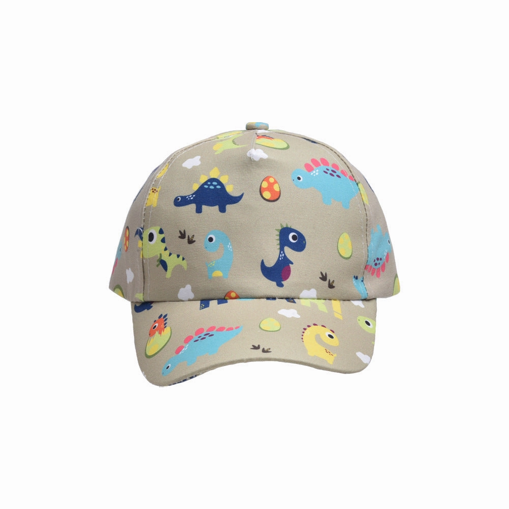 Wholesale children's hat little dinosaur small crocodile small sailing boy peaked cap baby baseball cap sun protection hat