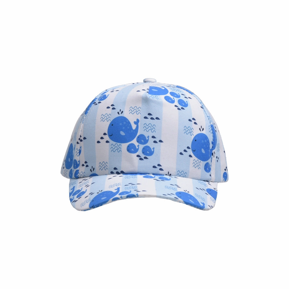 Wholesale children's hat little dinosaur small crocodile small sailing boy peaked cap baby baseball cap sun protection hat