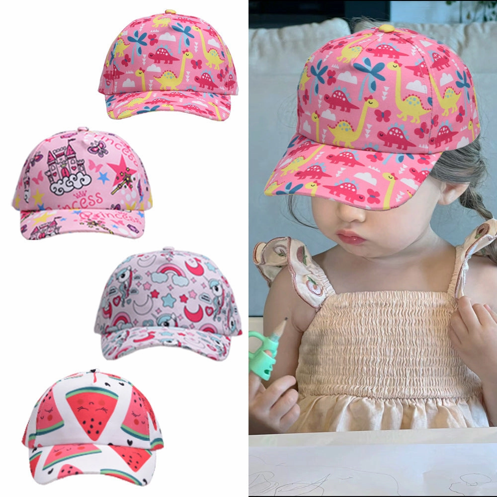 Wholesale children's hat little dinosaur small crocodile small sailing boy peaked cap baby baseball cap sun protection hat