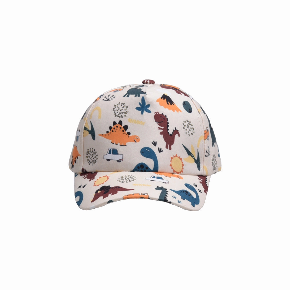 Wholesale children's hat little dinosaur small crocodile small sailing boy peaked cap baby baseball cap sun protection hat
