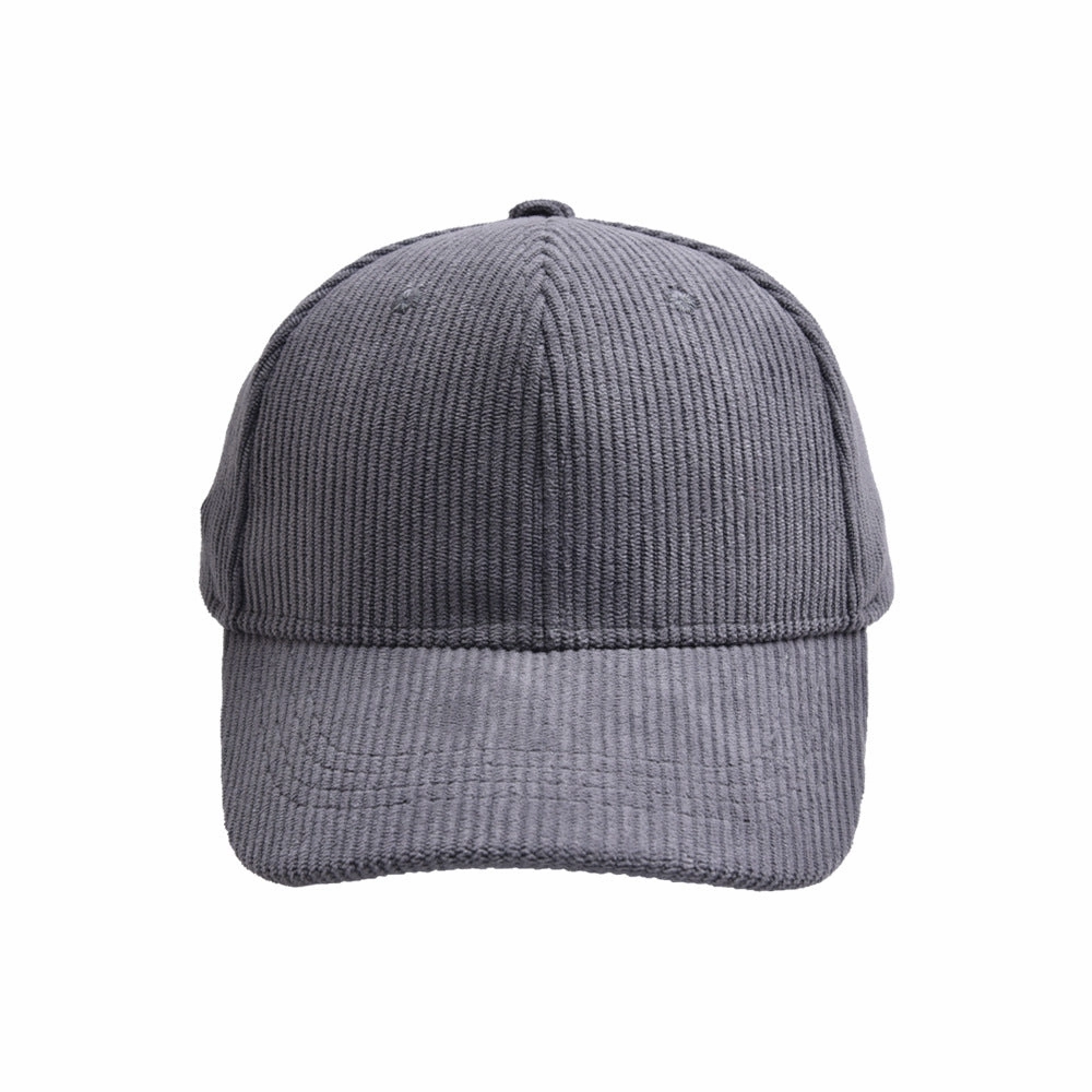 Wholesale children's solid color corduroy baseball cap