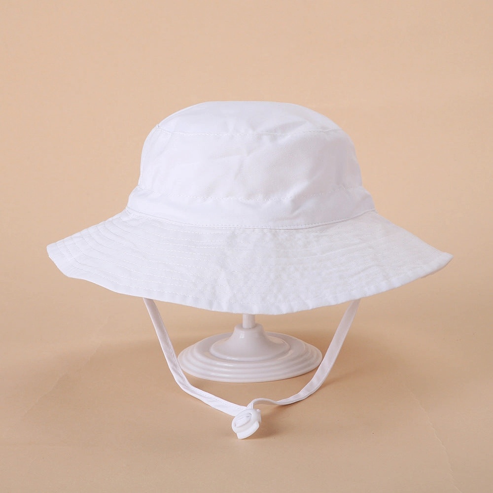 Wholesale Children's Sunscreen Polyester Cotton Fisherman Hat