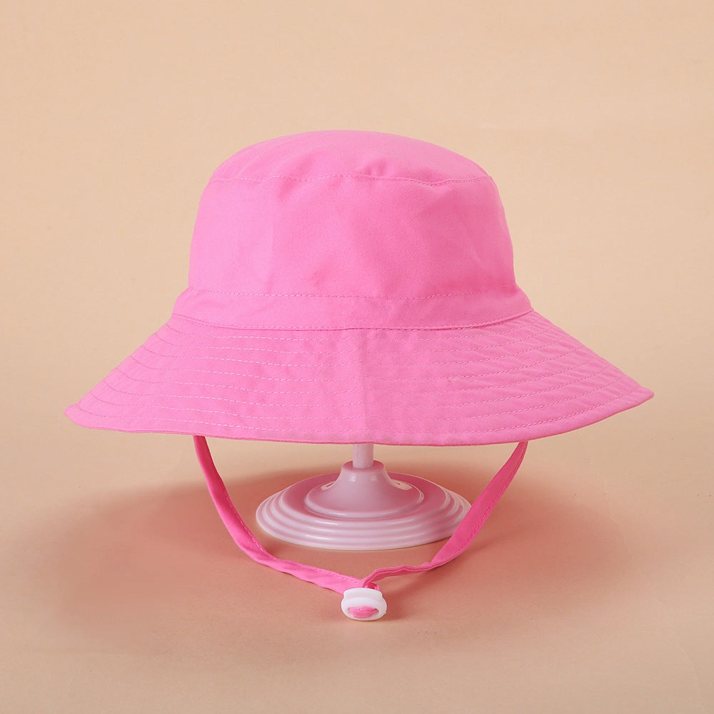 Wholesale Children's Sunscreen Polyester Cotton Fisherman Hat