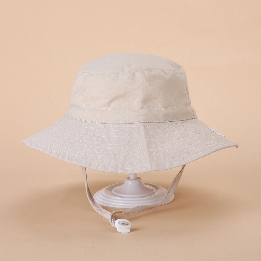 Wholesale Children's Sunscreen Polyester Cotton Fisherman Hat
