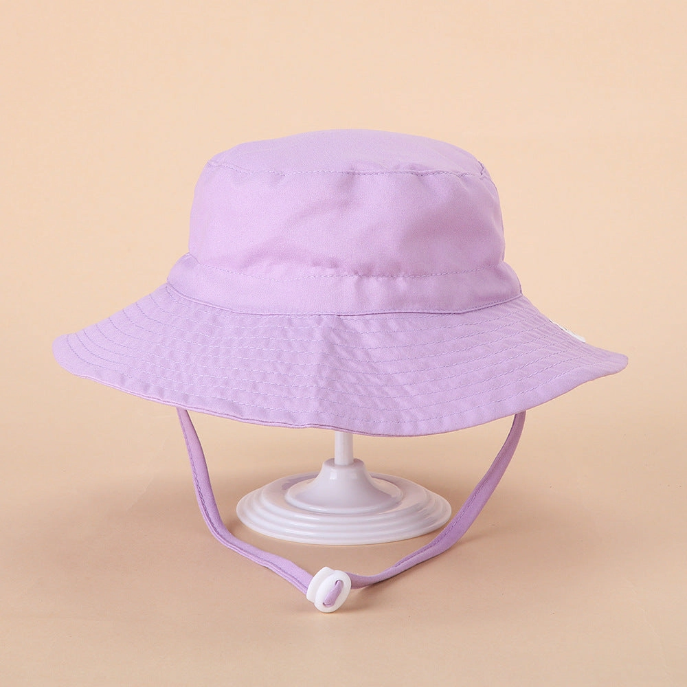 Wholesale Children's Sunscreen Polyester Cotton Fisherman Hat