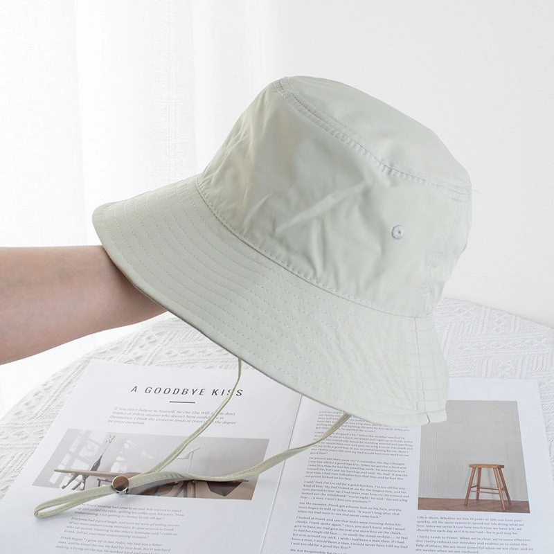 Wholesale Classic pressure line fisherman hat plain face solid color basin hat