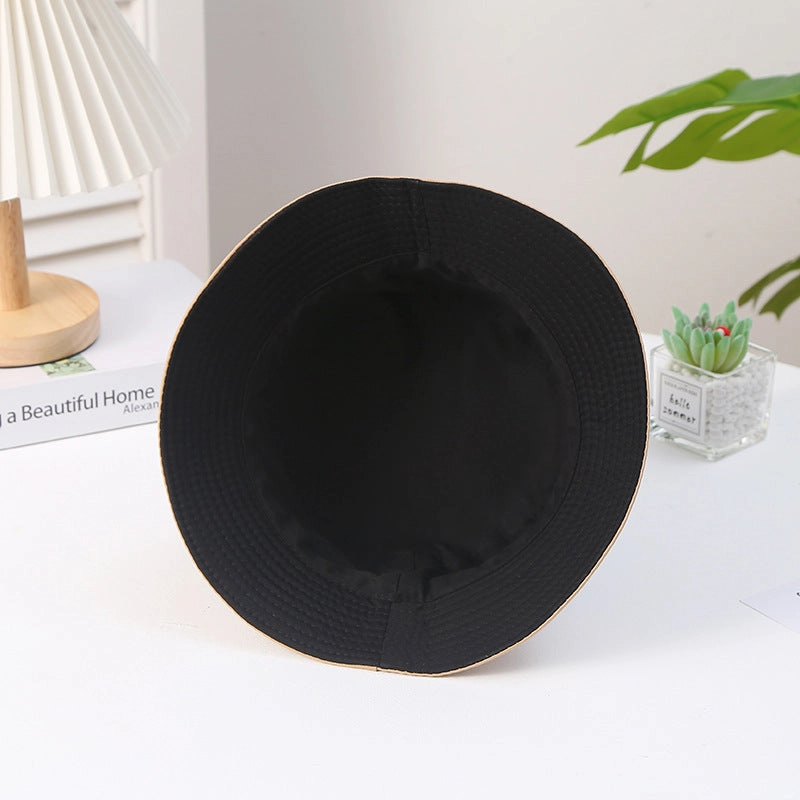 Wholesale Color Block Embroidery Polyester Sunshade Bucket Hat