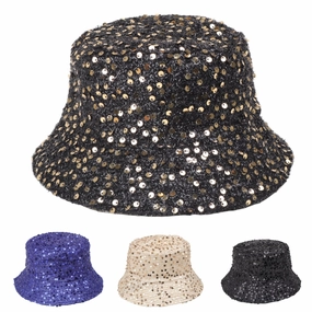 Wholesale Colored Sequins with Double-sided Polyester Fisherman Hats