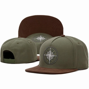 Wholesale Compass Embroidery Flat Brim Hip Hop Baseball Cap