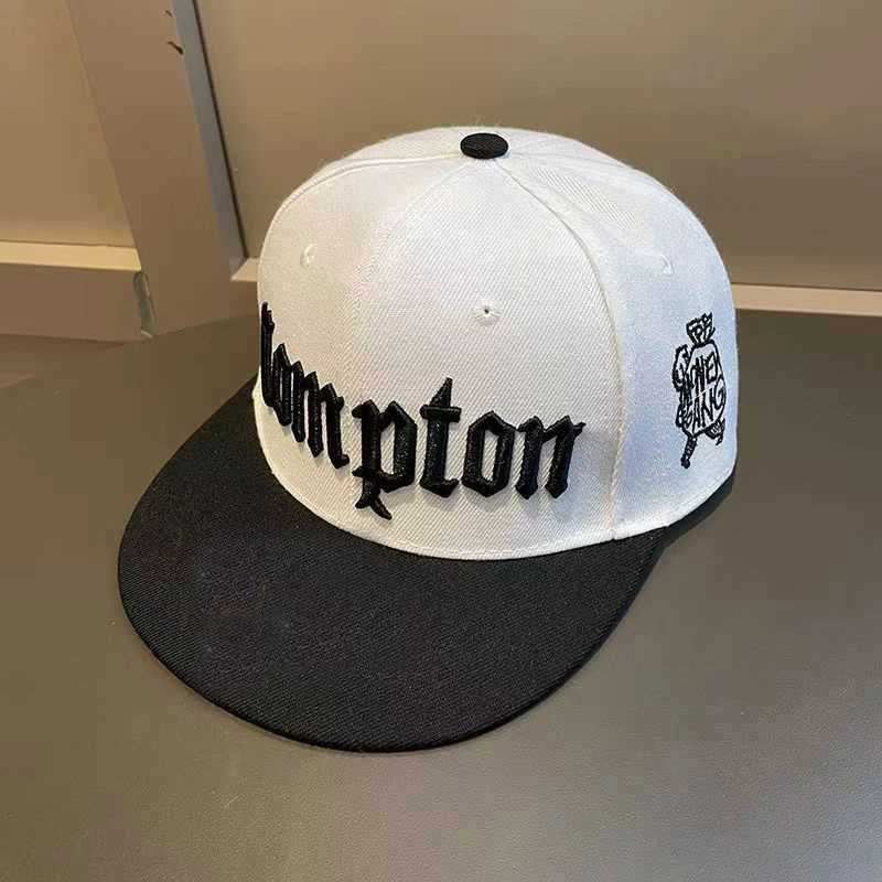 Wholesale Compton Youth Street Dance Flat Brim Hip Hop Hat