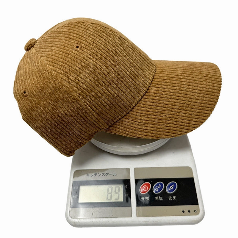 Wholesale Corduroy Solid Color Baseball Cap